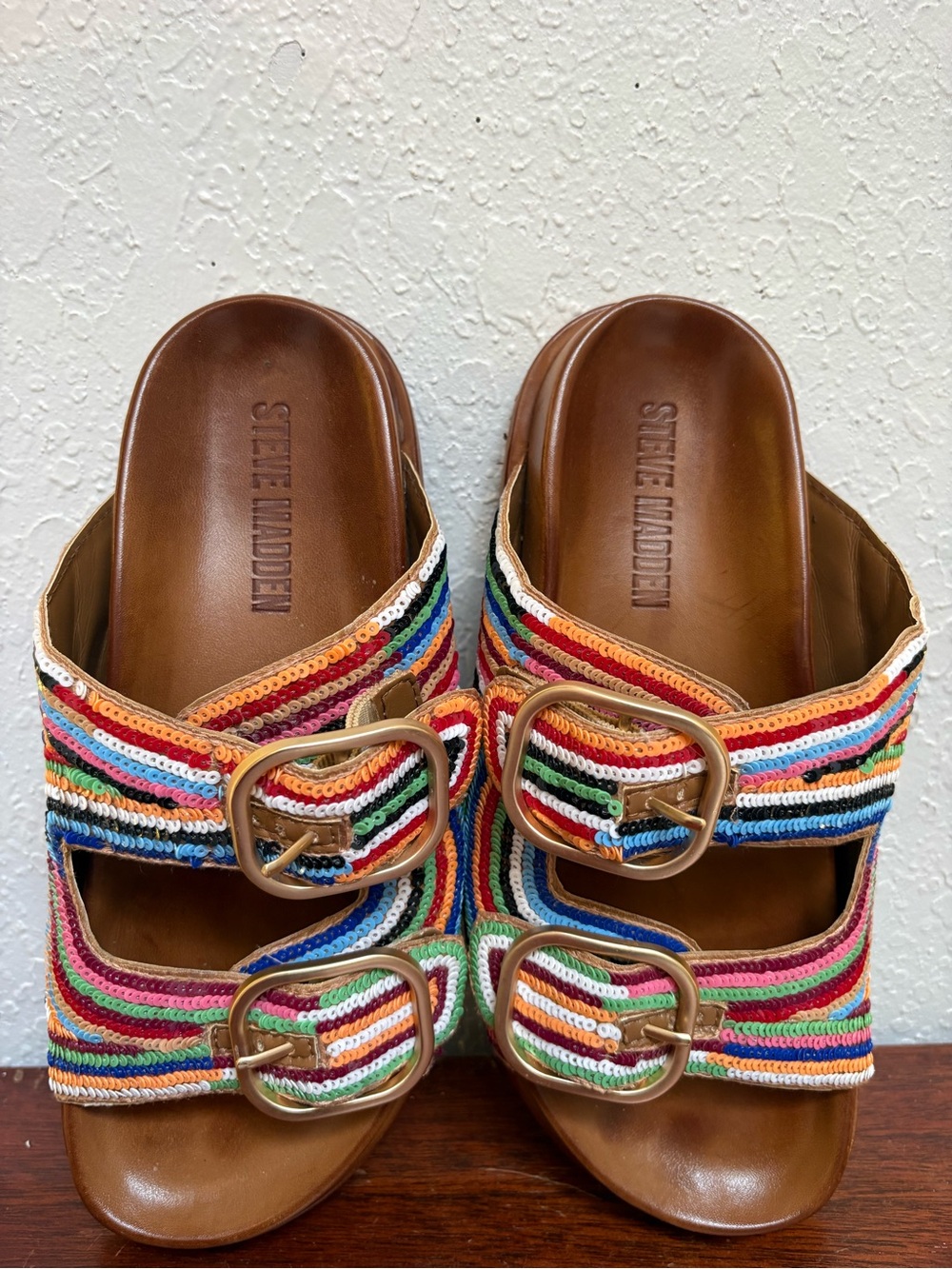 Steven Madden Sparkle Sandals - Picture 4 of 7